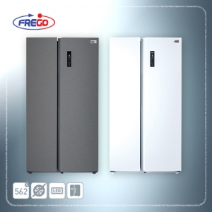 1 FREGO Side By Side Refrigerator 562L